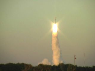 Delta II launch from Jetty Park pier